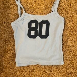 Blue and navy edikted tank top